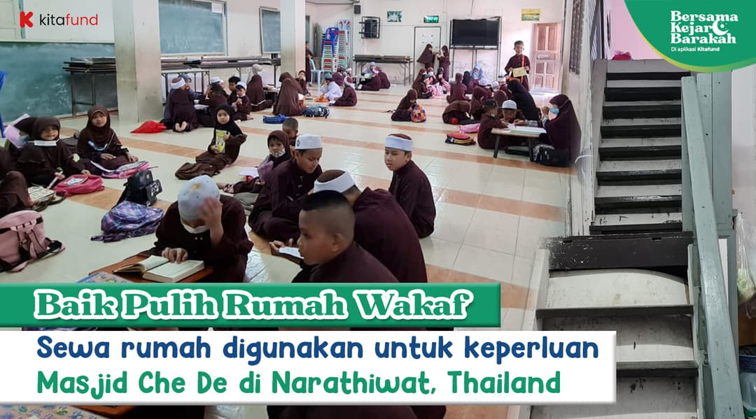 Baik Pulih Rumah Wakaf untuk Kos Operasi Masjid Che De