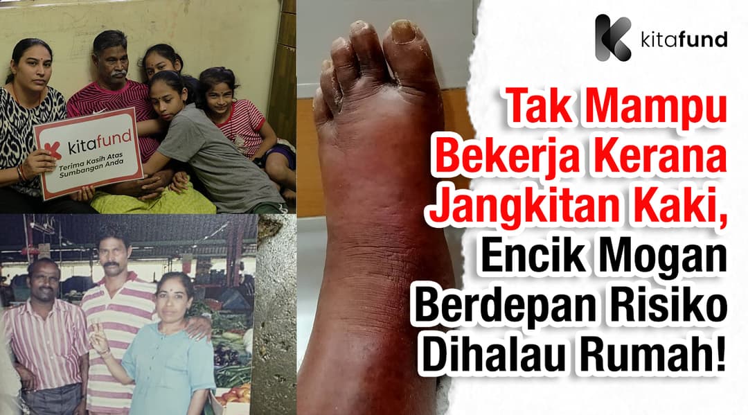 Encik Mogan, 66 Tahun, Berisiko Kehilangan Rumah Ketika Sedang Sakit