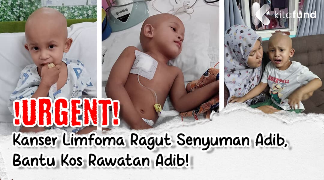 Dulu Aktif & Ceria, Kini Adib Terlantar Akibat Kanser Kelenjar