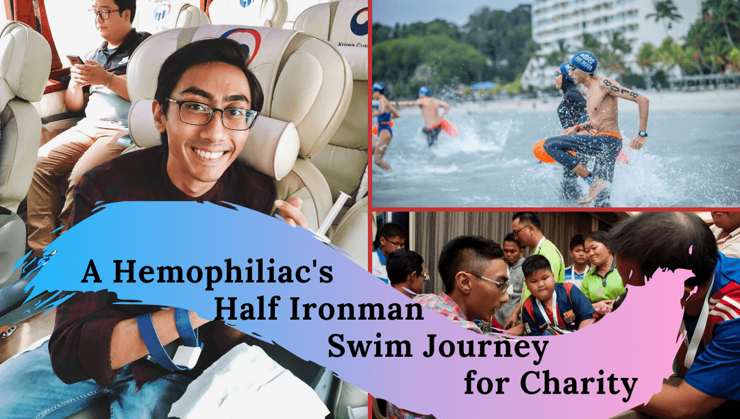 A Hemophiliac's Half Ironman Swim Journey for Charity