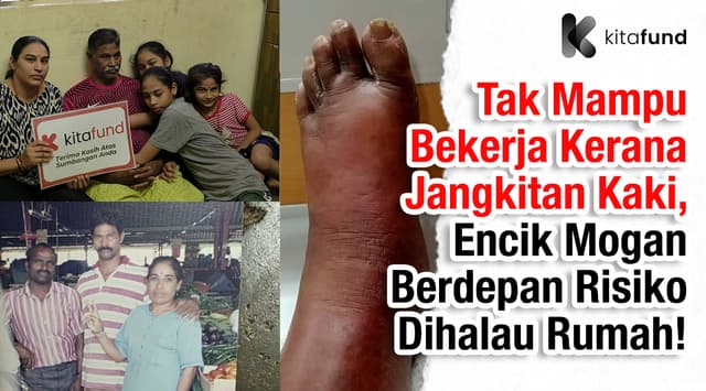 Encik Mogan, 66 Tahun, Berisiko Kehilangan Rumah Ketika Sedang Sakit